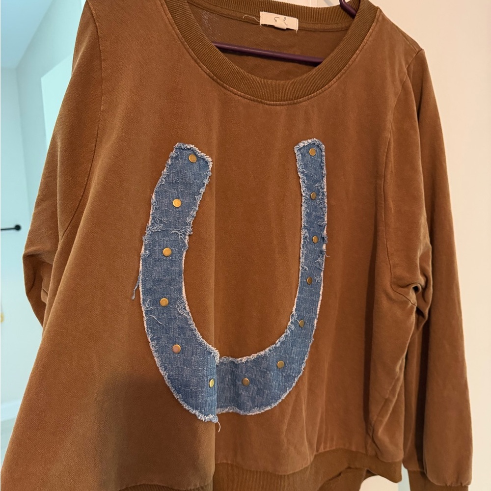 Easel Brown Sweatshirt